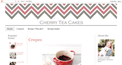 Desktop Screenshot of cherryteacakes.com